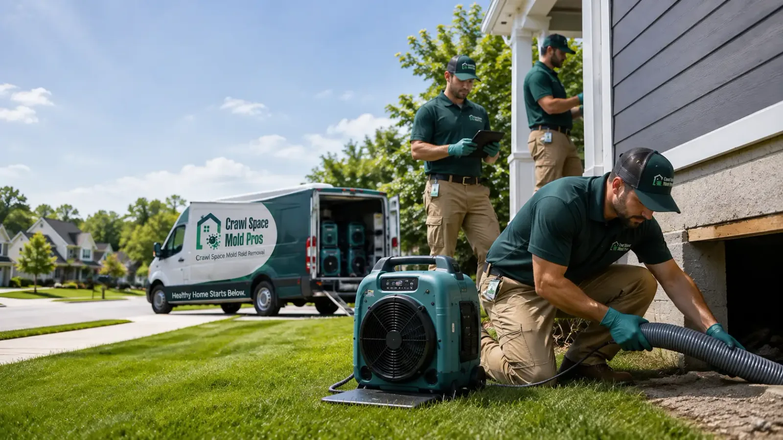 Crawl Space Mold Removal in Farmingdale, ME